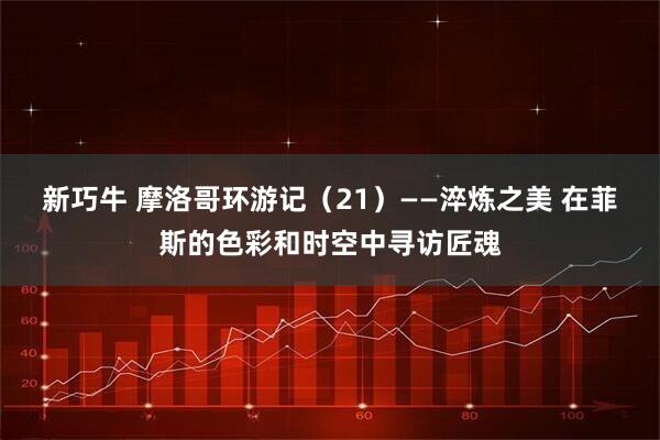 新巧牛 摩洛哥环游记（21）——淬炼之美 在菲斯的色彩和时空中寻访匠魂